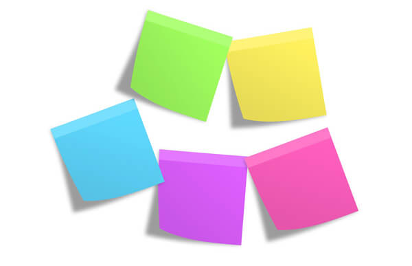 Adhesive for Sticky Note / Memo Pad 